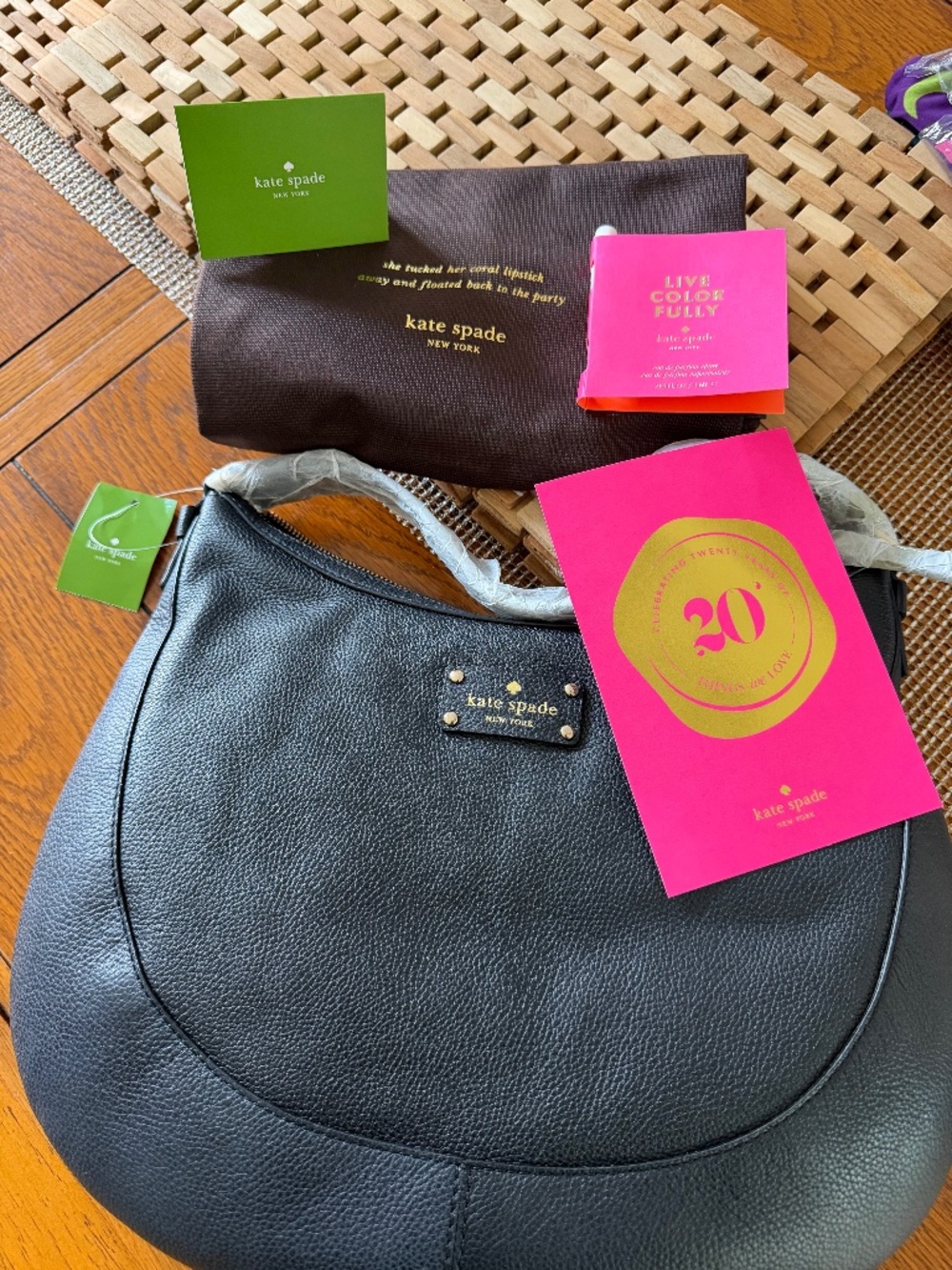 Brand New! Kate Spade Berkshire Road Lori Bag- Black